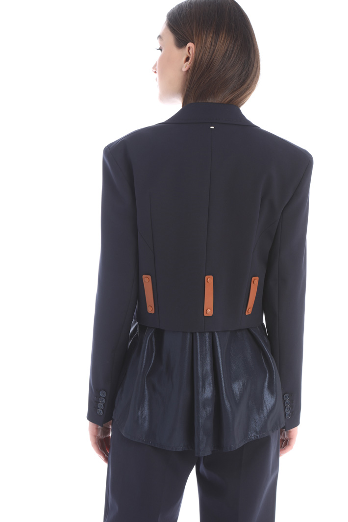 Blazer corto in tela di cotone Fashion Market Blazer corto in tela di cotone Fashion Market