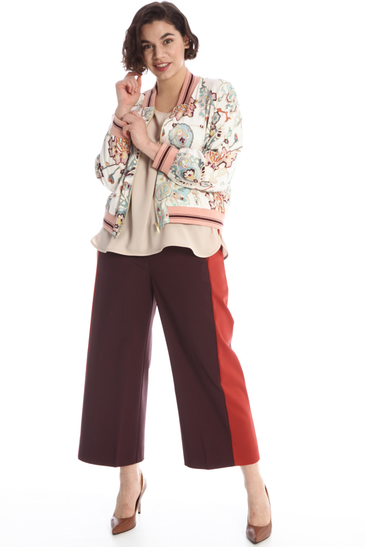 Bomber in satin stampato Fashion Market Bomber in satin stampato Fashion Market