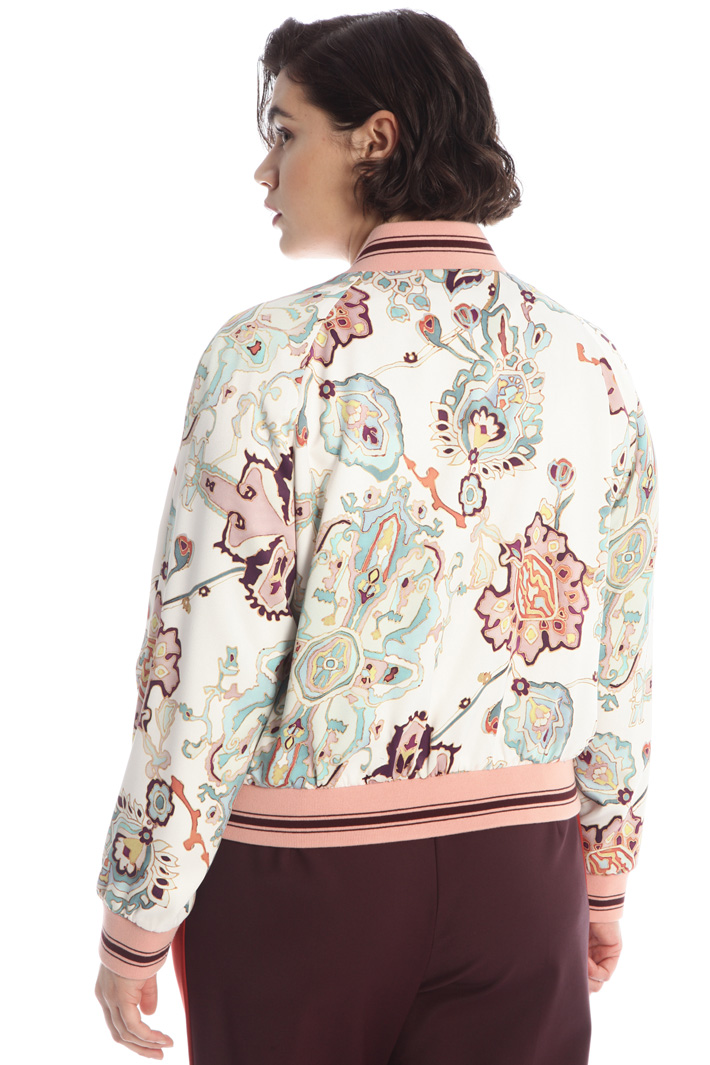 Bomber in satin stampato Fashion Market Bomber in satin stampato Fashion Market