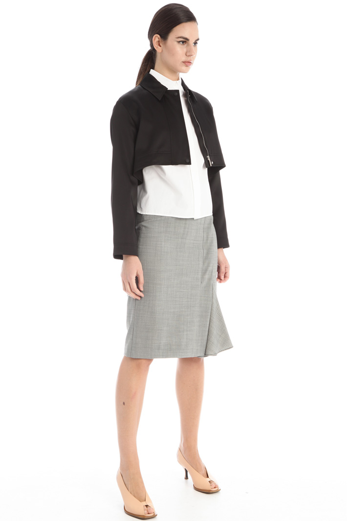 Giacca corta in satin Fashion Market Giacca corta in satin Fashion Market