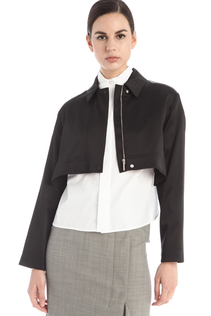 Giacca corta in satin Fashion Market Giacca corta in satin Fashion Market
