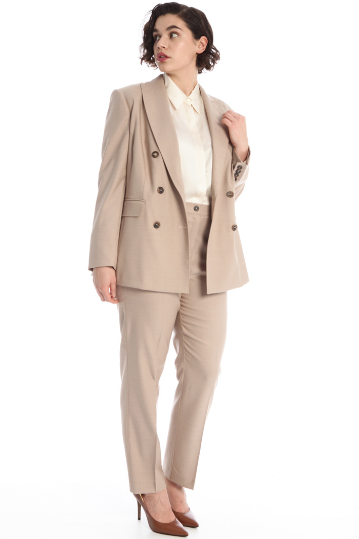 Blazer in lana e seta Fashion Market Blazer in lana e seta Fashion Market