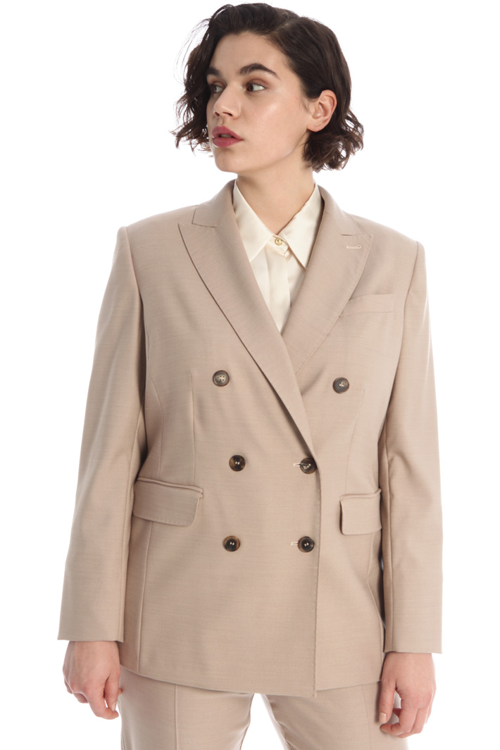 Blazer in lana e seta Fashion Market Blazer in lana e seta Fashion Market