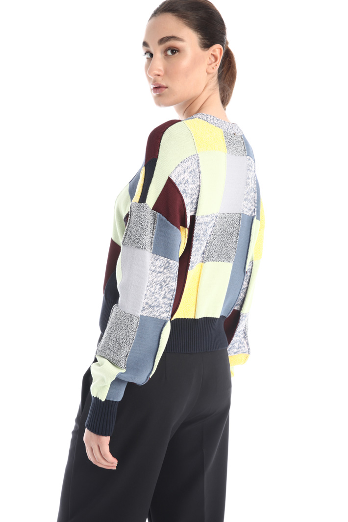 Maglia con effetto patchwork Fashion Market Maglia con effetto patchwork Fashion Market