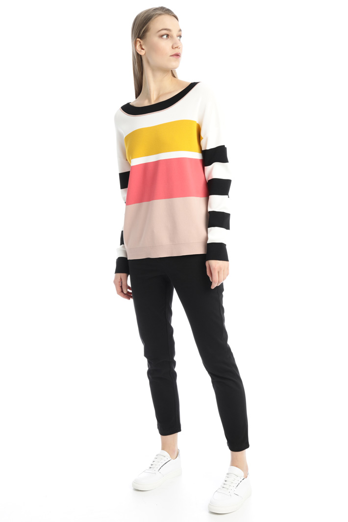 Maglia morbida color block Fashion Market