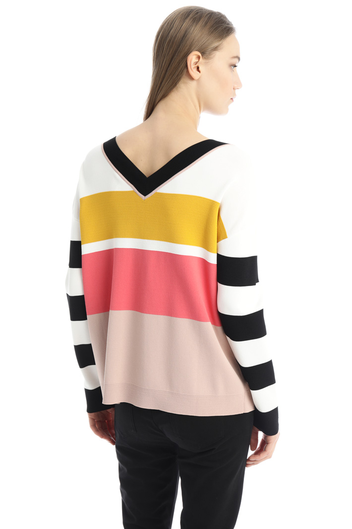 Maglia morbida color block Fashion Market