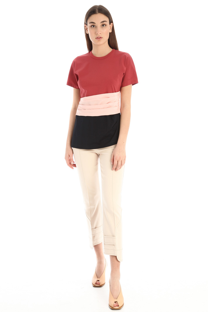 T-shirt con nastro in vita Fashion Market T-shirt con nastro in vita Fashion Market