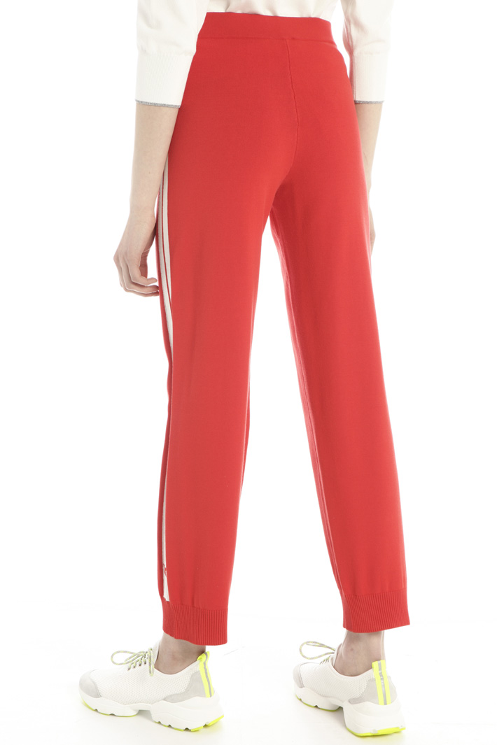 Pantaloni dritti in maglia Fashion Market