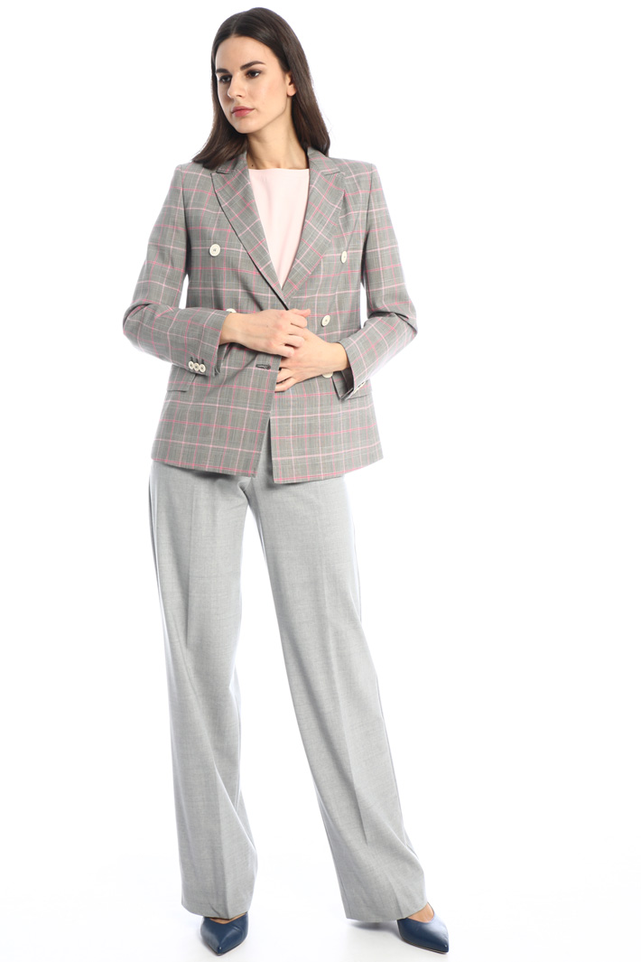 Blazer in tela tinto filo Fashion Market Blazer in tela tinto filo Fashion Market