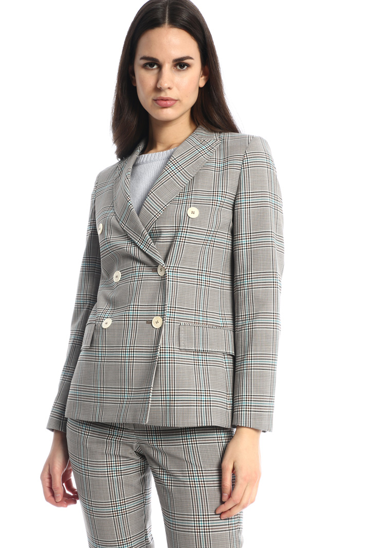 Blazer in tela tinto filo Fashion Market Blazer in tela tinto filo Fashion Market