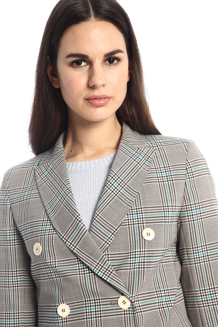 Blazer in tela tinto filo Fashion Market Blazer in tela tinto filo Fashion Market