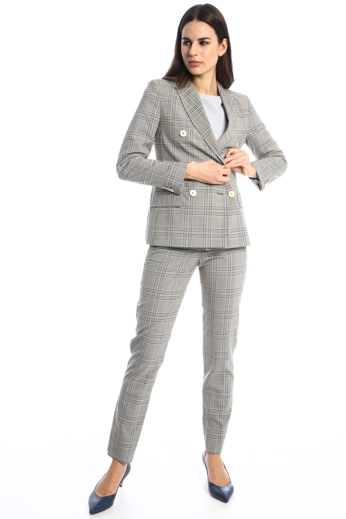 Blazer in tela tinto filo Fashion Market Blazer in tela tinto filo Fashion Market