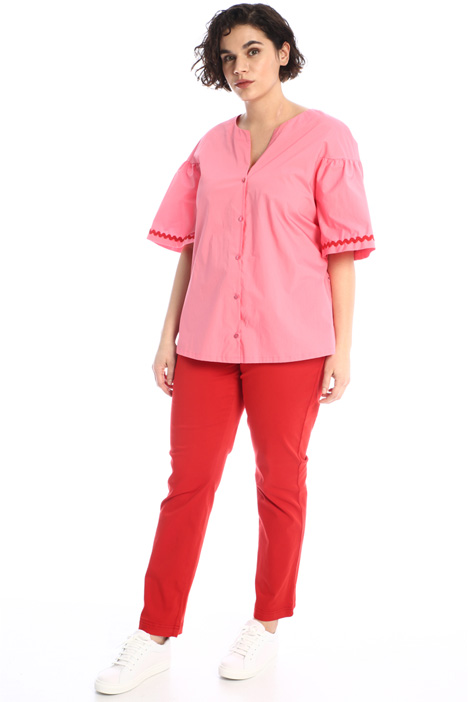 Pantaloni in raso di cotone Fashion Market