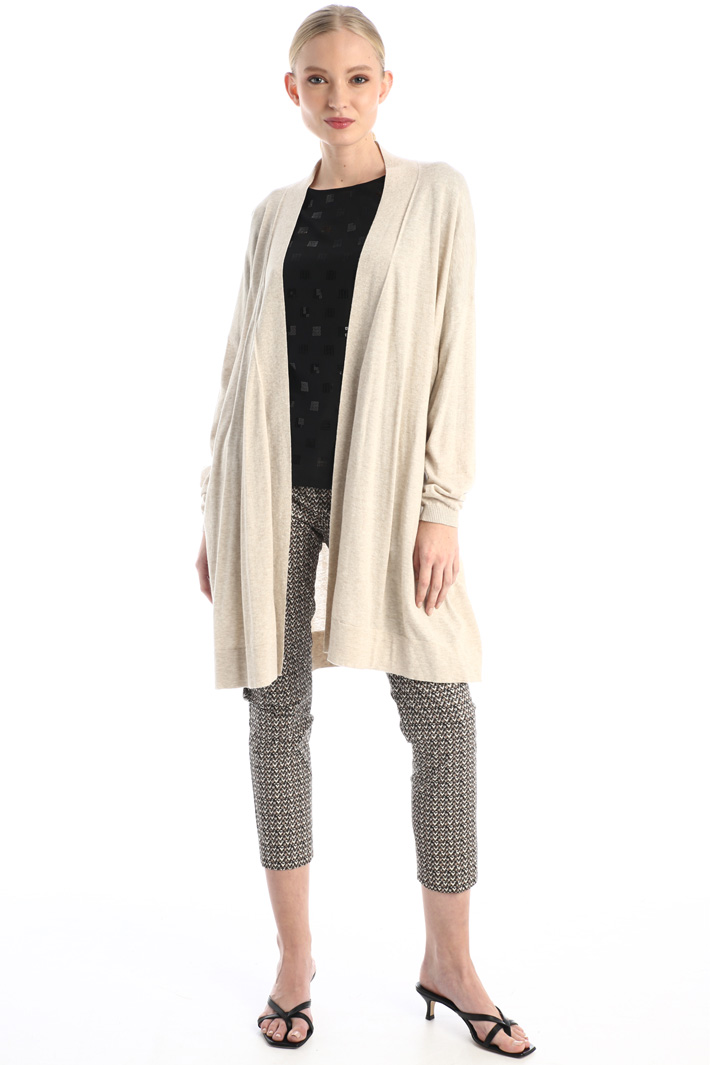 Cardigan over in cotone e lana Fashion Market Cardigan over in cotone e lana Fashion Market