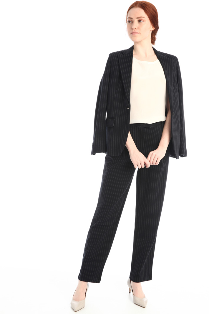 Pantaloni in jersey gessato Fashion Market Pantaloni in jersey gessato Fashion Market