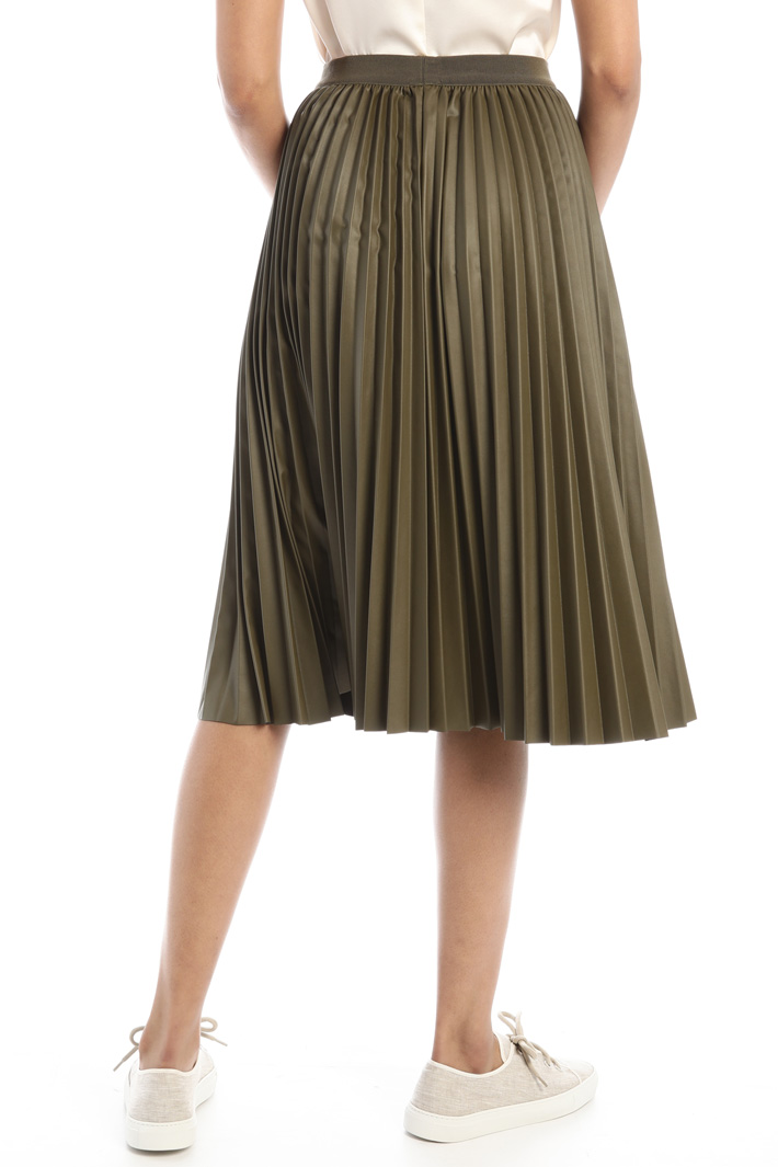 Gonna in similpelle plissé Fashion Market