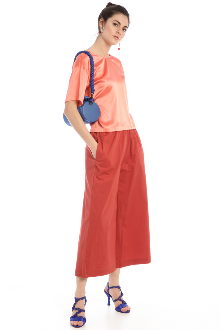 Blusa in raso di seta stretch Fashion Market