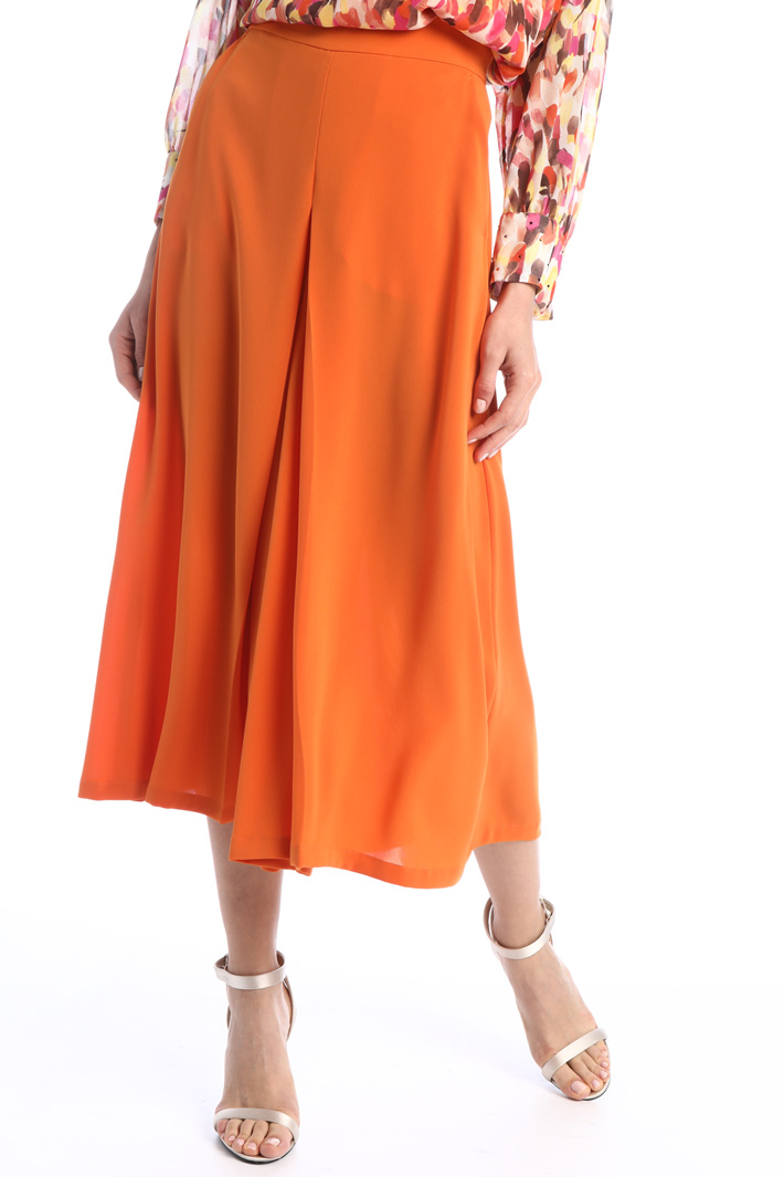 Gonna pantalone in cady Fashion Market