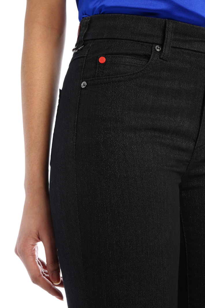 Jeans skinny in denim lamé Fashion Market Jeans skinny in denim lamé Fashion Market