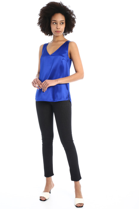 Jeans skinny in denim lamé Fashion Market