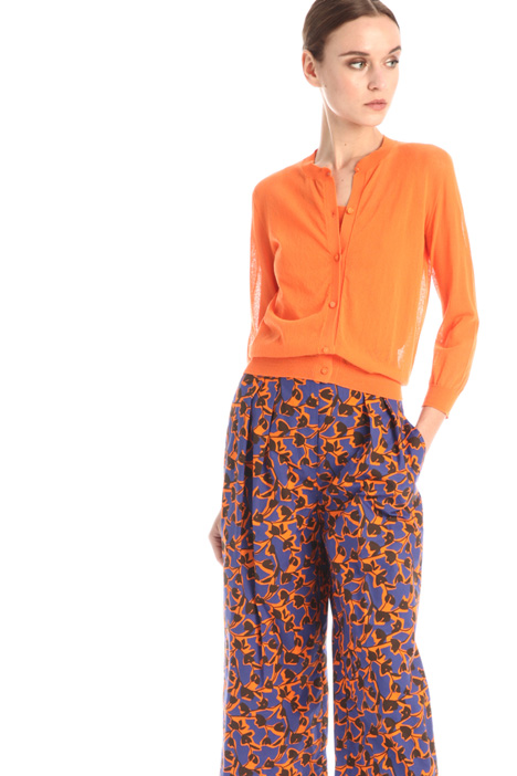 Cardigan in organza di cotone Fashion Market