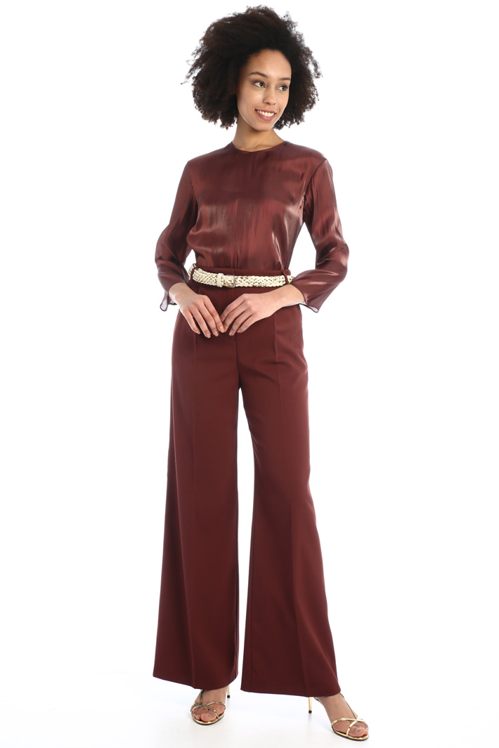 Pantaloni svasati con piega Fashion Market