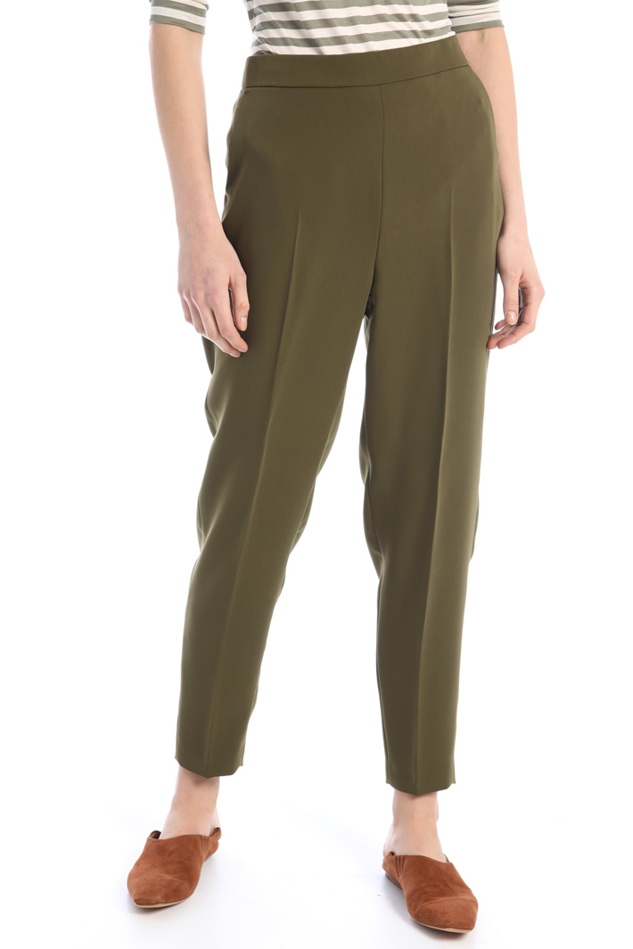 Pantaloni fluidi in crêpe Fashion Market