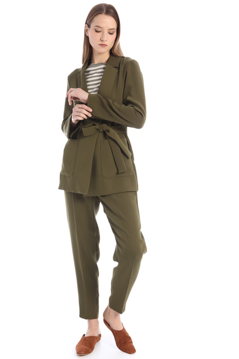 Pantaloni fluidi in crêpe Fashion Market