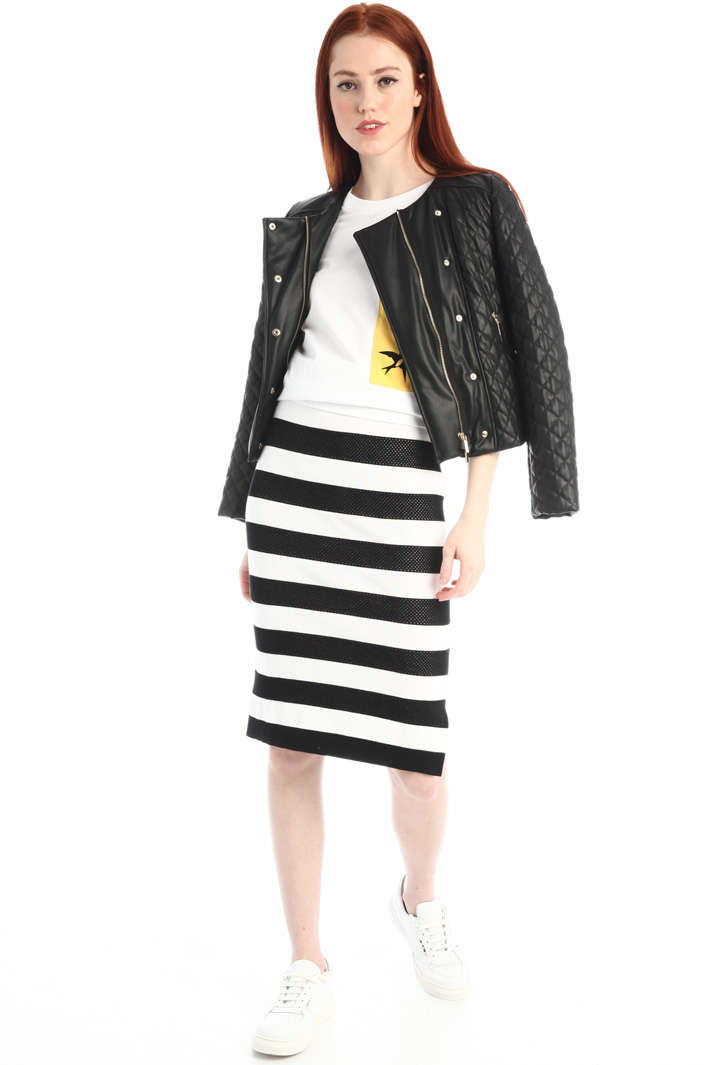 Gonna longuette in maglia Fashion Market