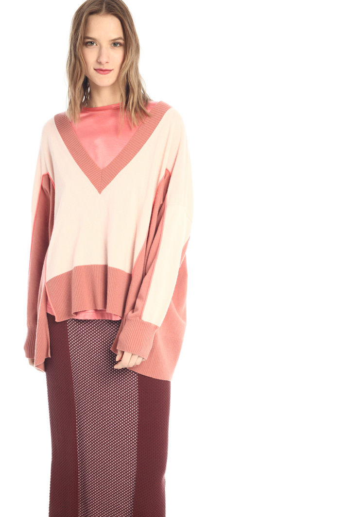 Maglia over in lana e cashmere Fashion Market