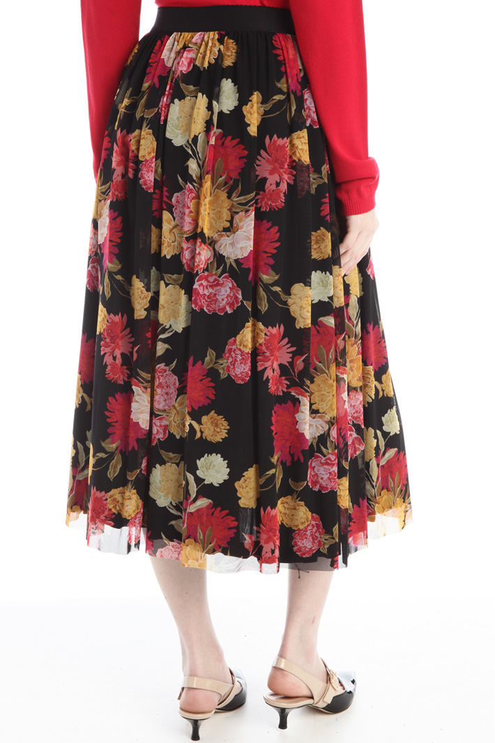 Gonna in tulle stampato Fashion Market