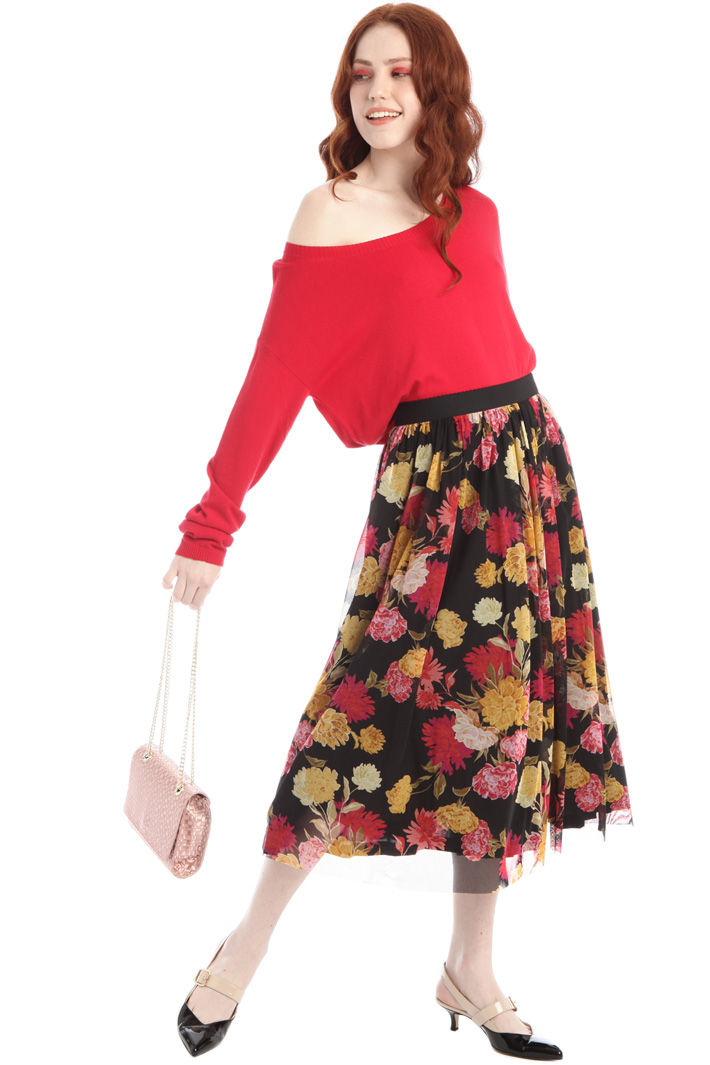 Gonna in tulle stampato Fashion Market