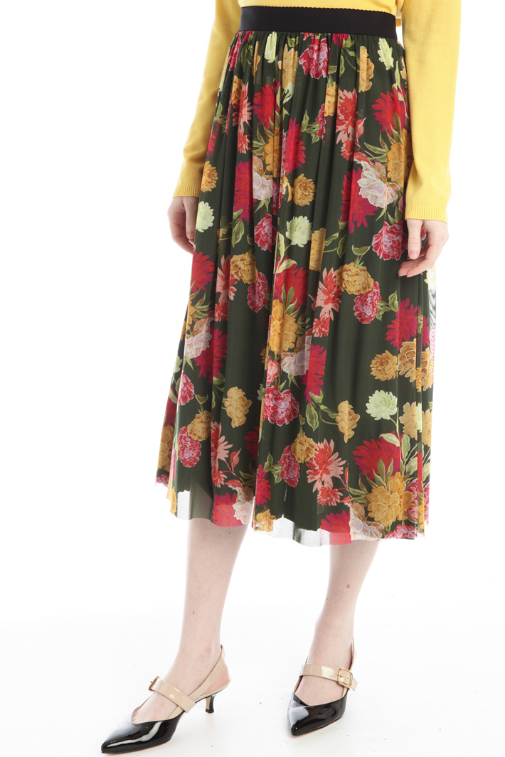 Gonna in tulle stampato Fashion Market