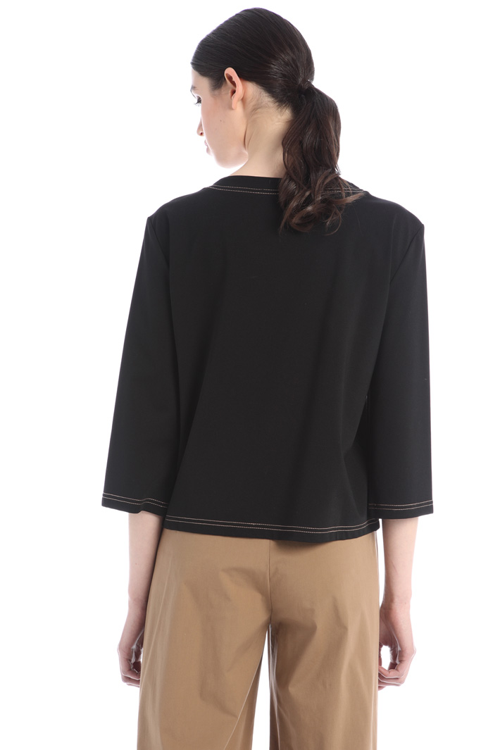 T-shirt in jersey compatto Fashion Market