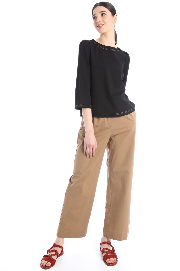 T-shirt in jersey compatto Fashion Market