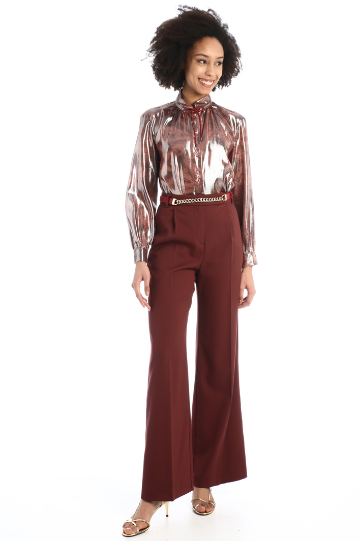 Camicia in seta lamé Fashion Market