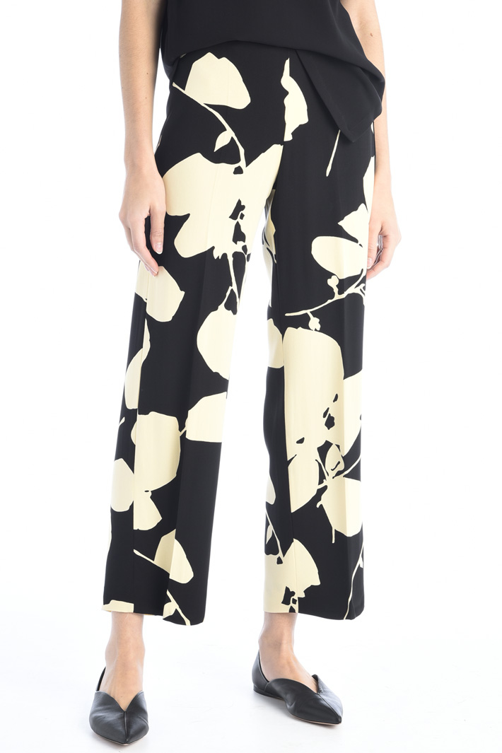 Pantaloni in cady di viscosa Fashion Market