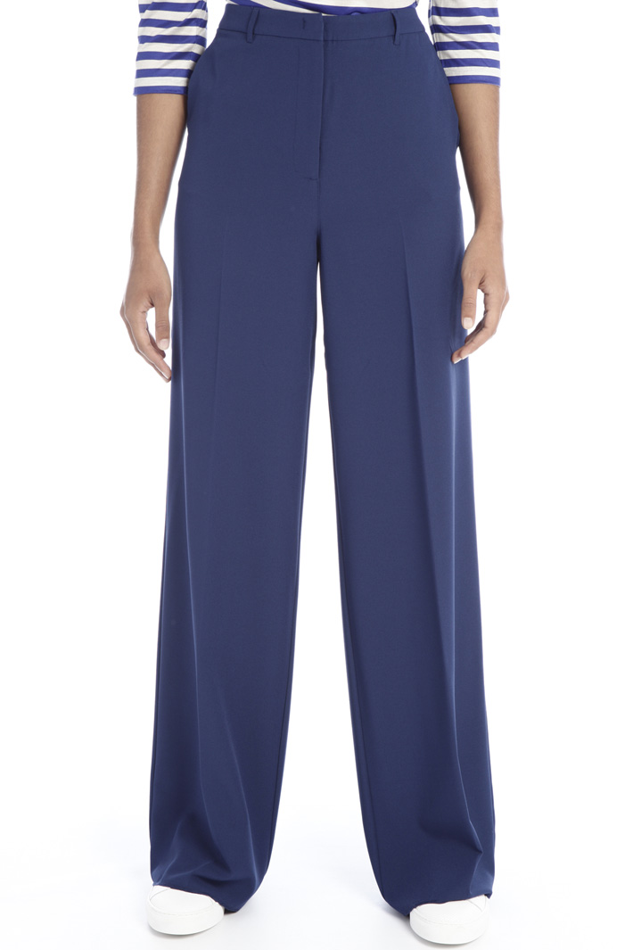 Pantaloni a palazzo con piega Fashion Market