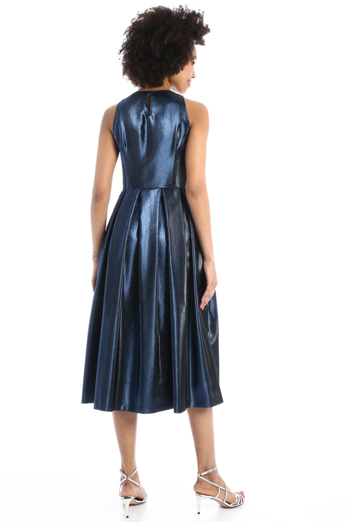 Abito corolla in tessuto lamé Fashion Market