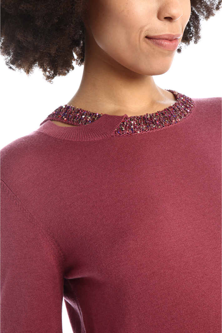 Maglia con paillettes Fashion Market