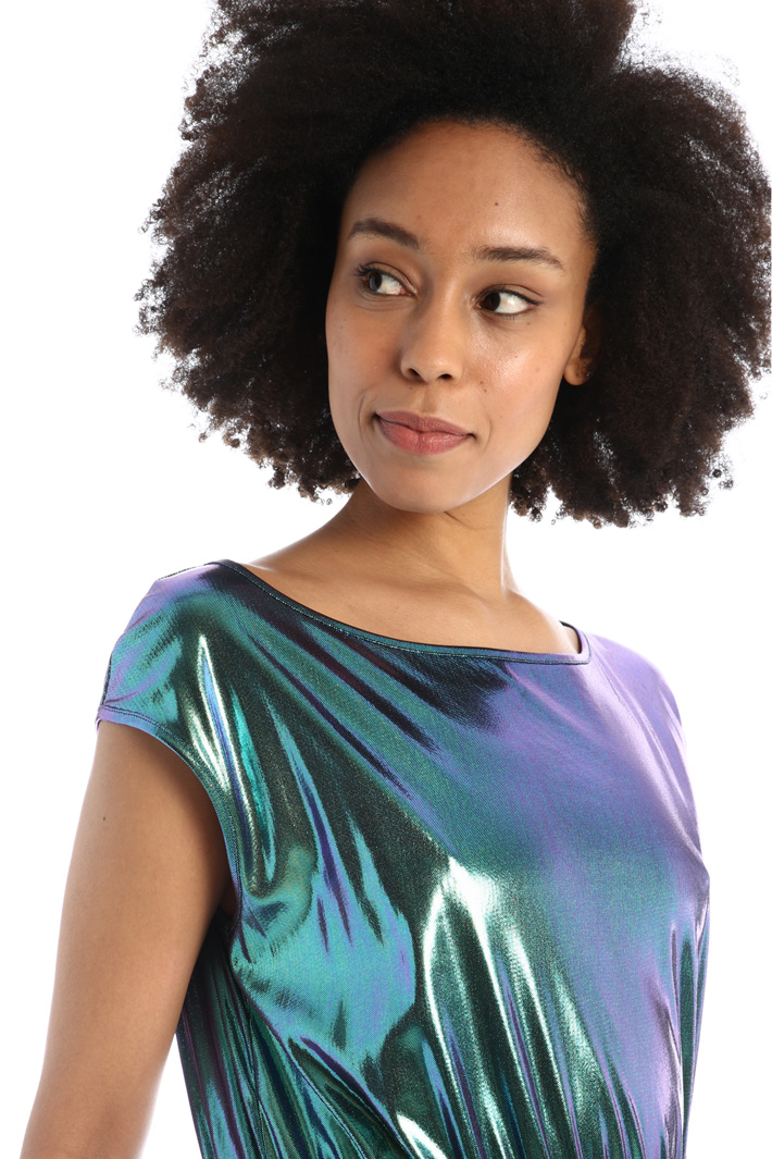 Abito in jersey spalmato Fashion Market