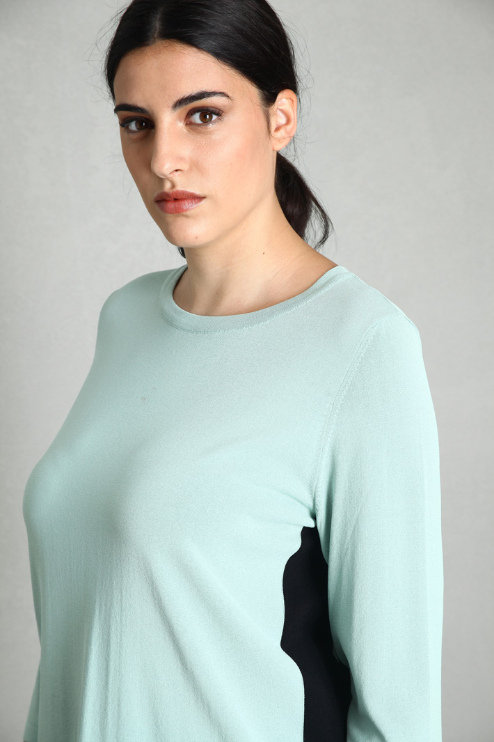 Maglia in viscosa con intarsi Fashion Market Maglia in viscosa con intarsi Fashion Market