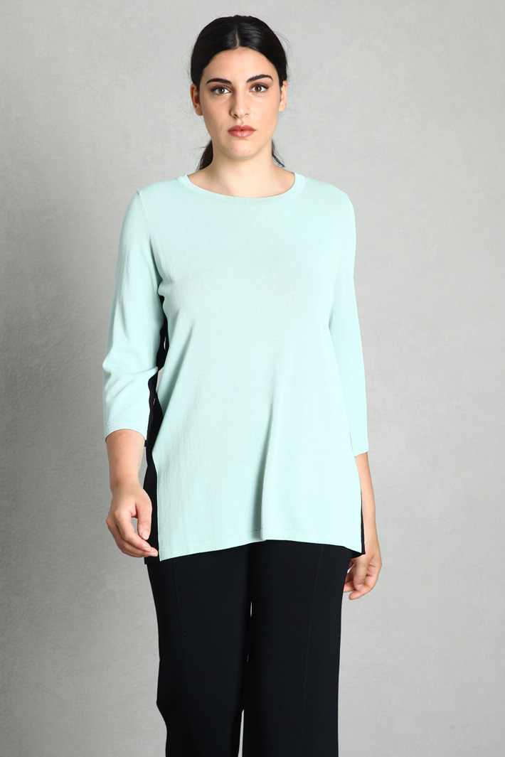 Maglia in viscosa con intarsi Fashion Market Maglia in viscosa con intarsi Fashion Market