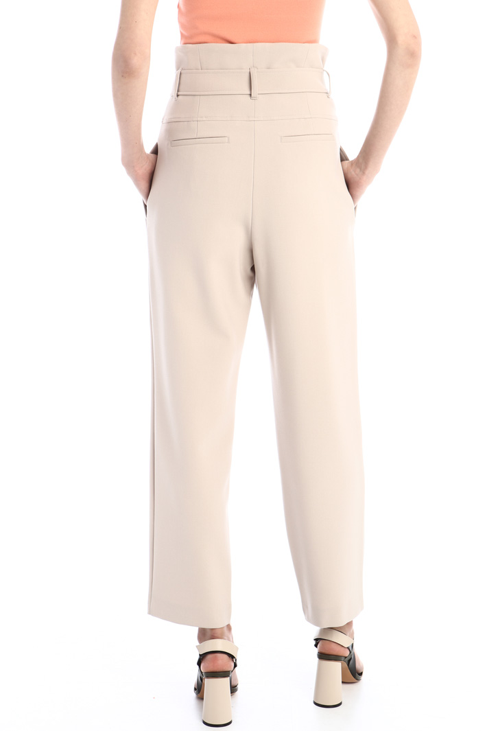 Pantaloni carrot a vita alta Fashion Market