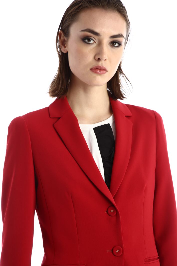 Blazer sfiancato in cady Fashion Market Blazer sfiancato in cady Fashion Market