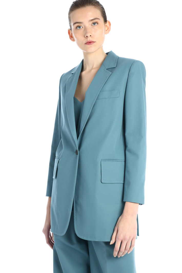Blazer in gabardine di cotone Fashion Market