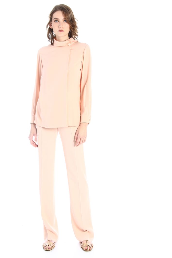 Blusa in charmeuse di seta Fashion Market