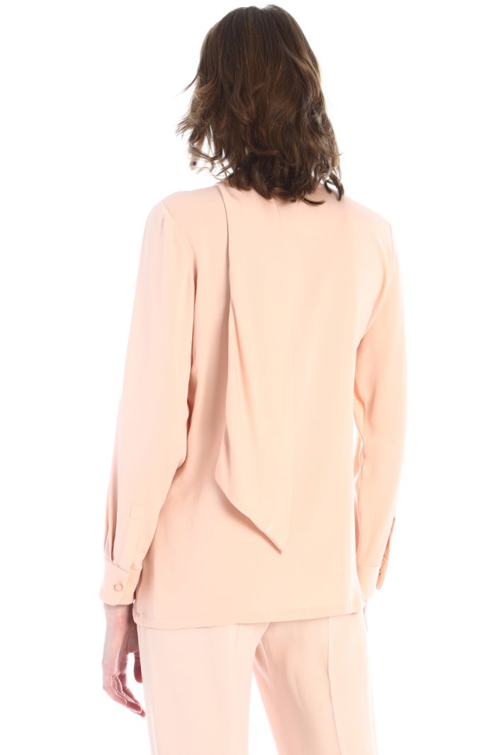 Blusa in charmeuse di seta Fashion Market