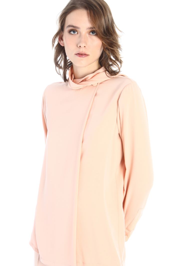 Blusa in charmeuse di seta Fashion Market