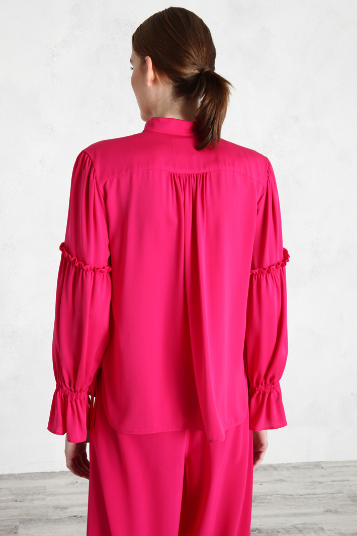 Blusa in charmeuse di seta Fashion Market